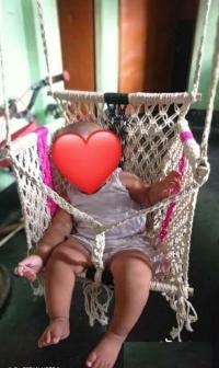 Jute Made Chair Dolna for Baby