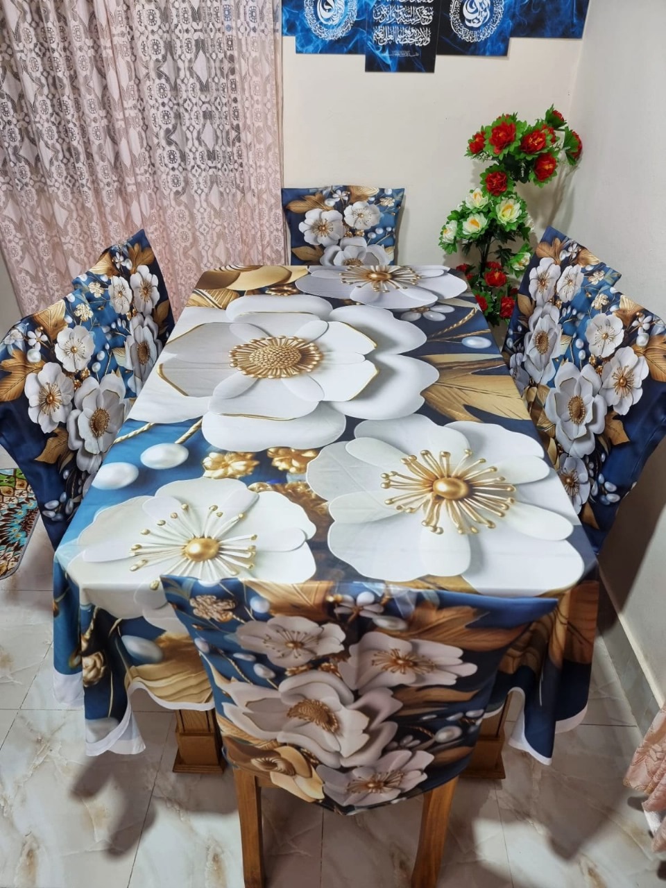 Original 3D Printed Dining Chair Table Cover