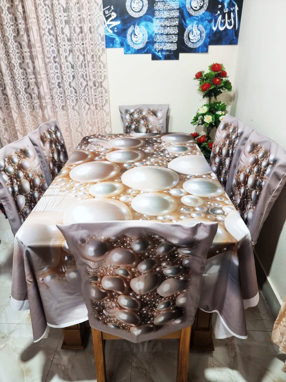 Original 3D Printed Dining Chair Table Cover