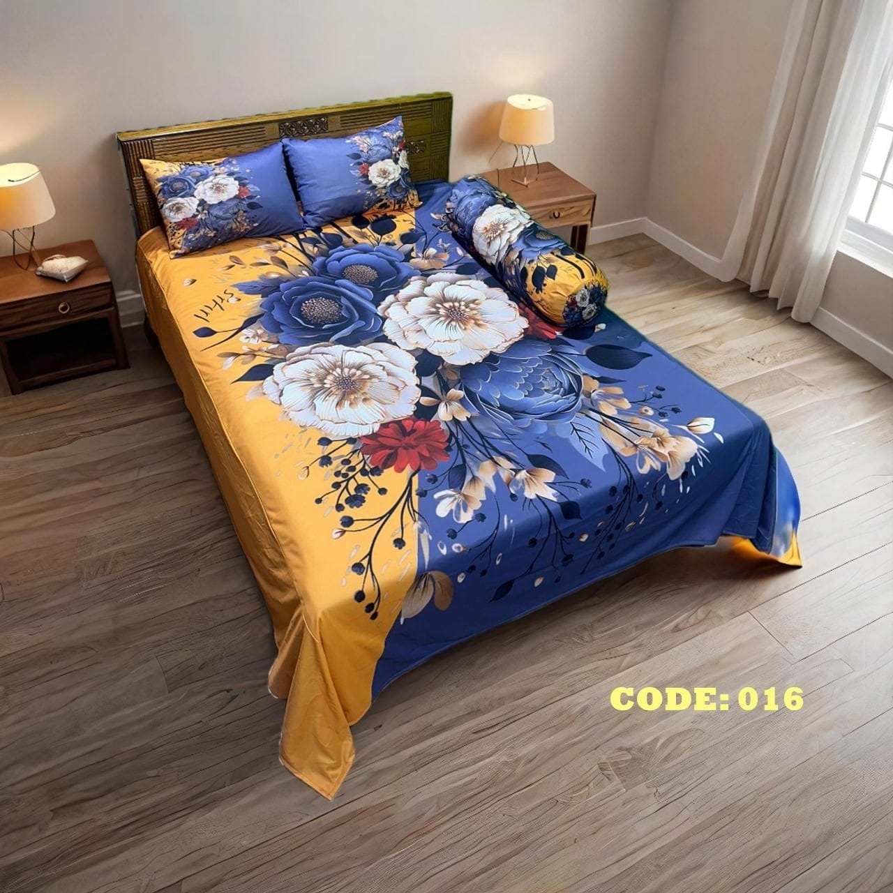 Primium 3D Bedsheet Four Piece Set