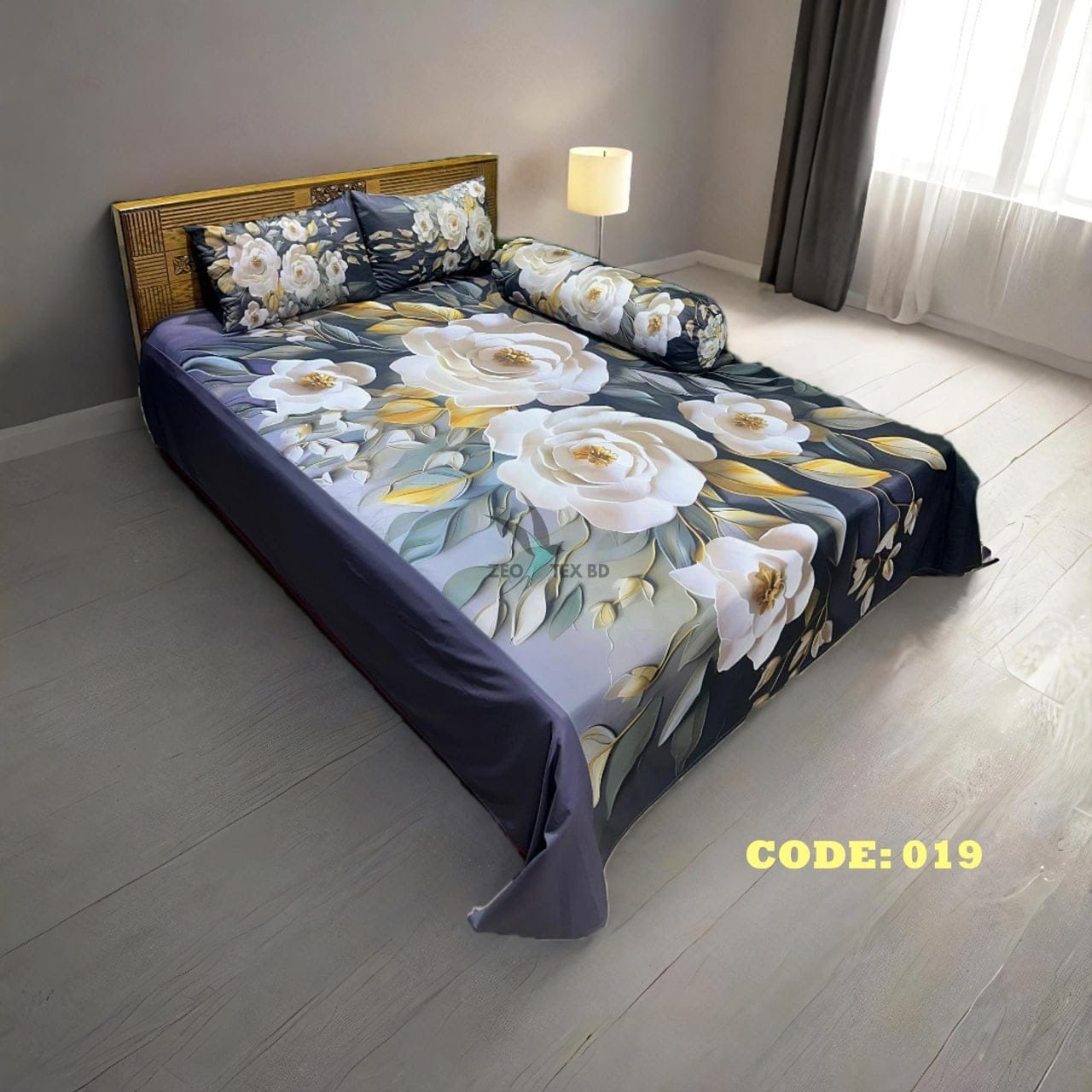 Primium 3D Bedsheet Four Piece Set