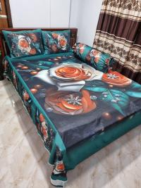 Primium 3D Bedsheet Four Piece Set