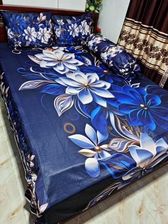 Primium 3D Bedsheet Four Piece Set