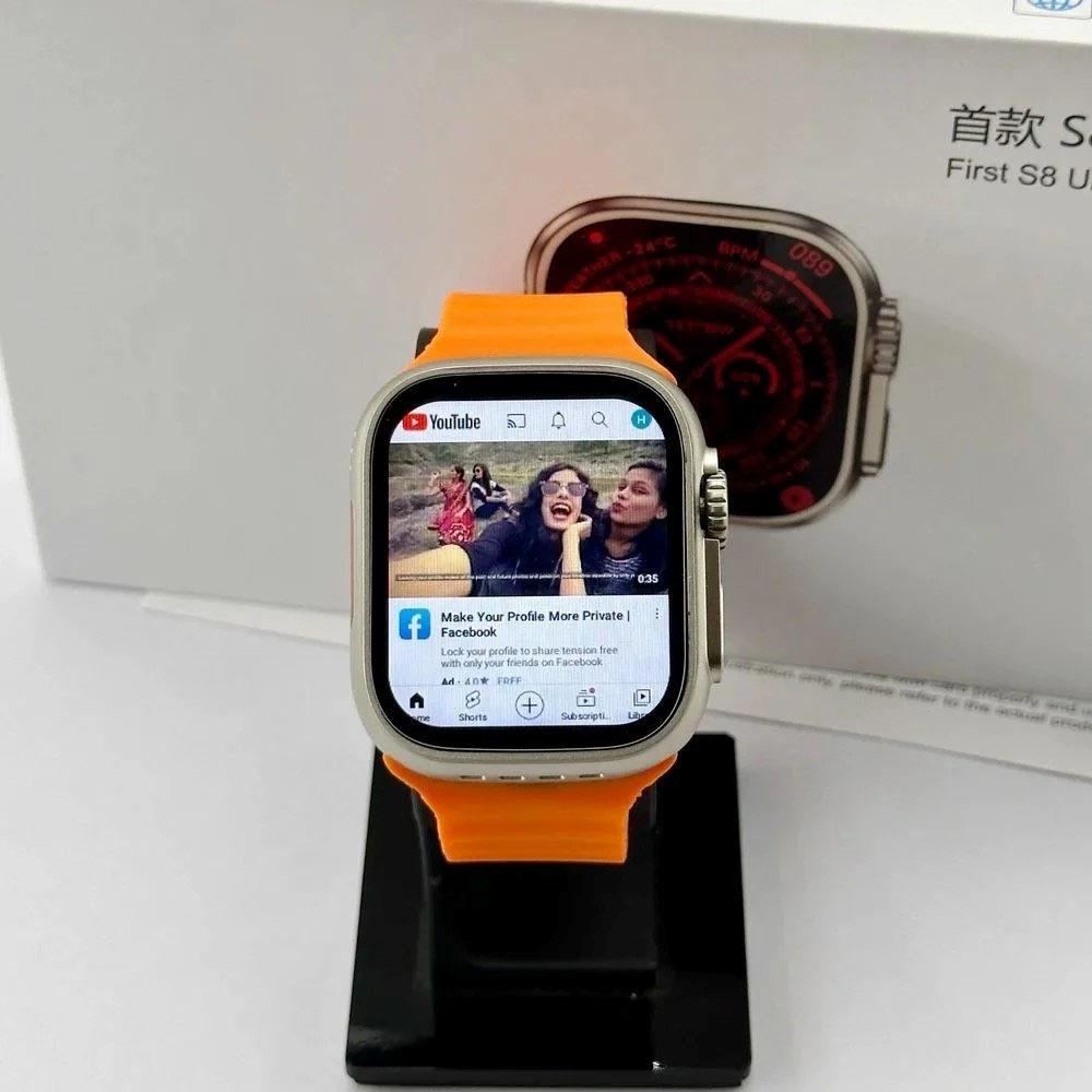 S8 Ultra 5G Android Smart Watch SIM Supported 4GB/64GB With Camera