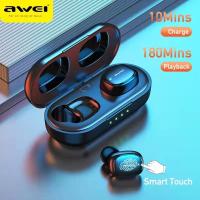 Awei T13 Pro TWS Waterproof Touch Sports Earbuds