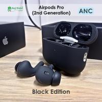 AirPods Pro 2nd Gen ANC In Ear Noise Cancelling Headphone Wireless Bluetooth-Black Master Copy