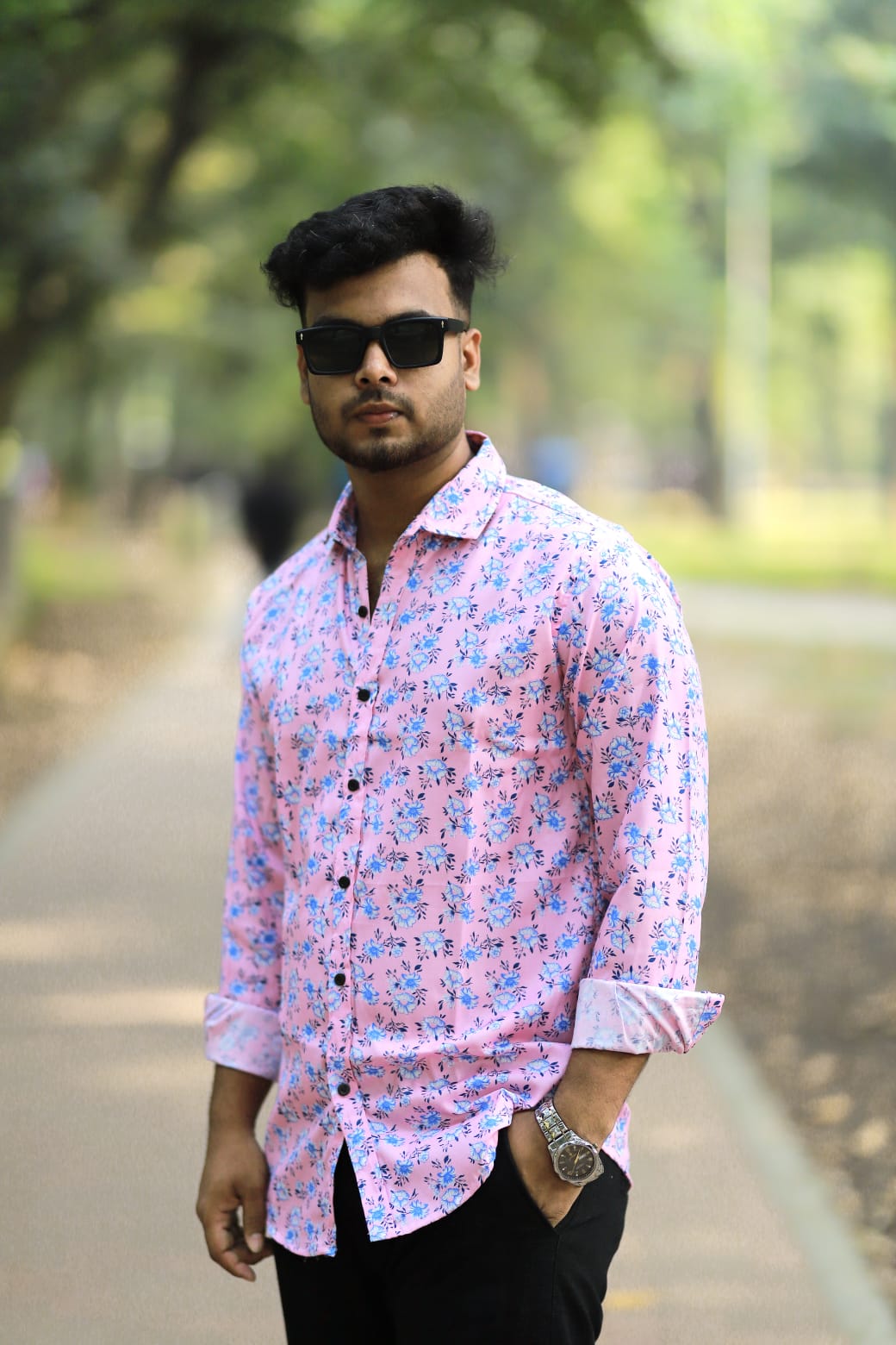 Printed Cotton Shirt