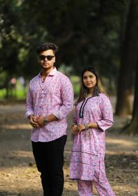 Shirt and Two Piece Couple Dress