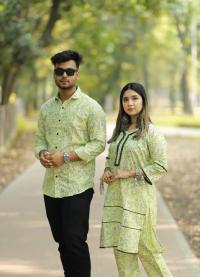 Shirt and Two Piece Couple Dress