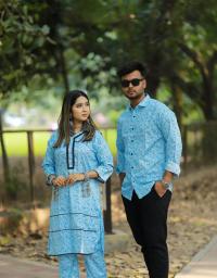 Shirt and Two Piece Couple Dress