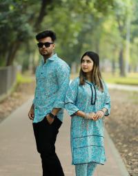 Shirt and Two Piece Couple Dress