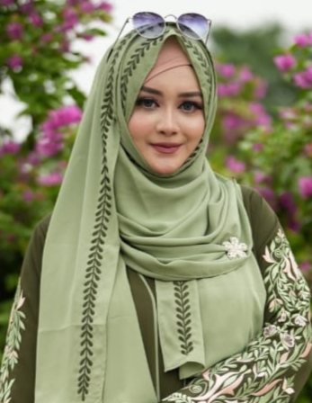 Dubai Cherry Embroidery Hijab