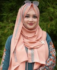 Dubai Cherry Embroidery Hijab