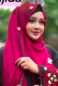 Dubai Cherry Embroidery Hijab