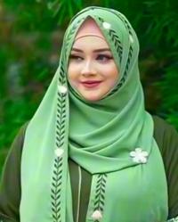 Dubai Cherry Embroidery Hijab