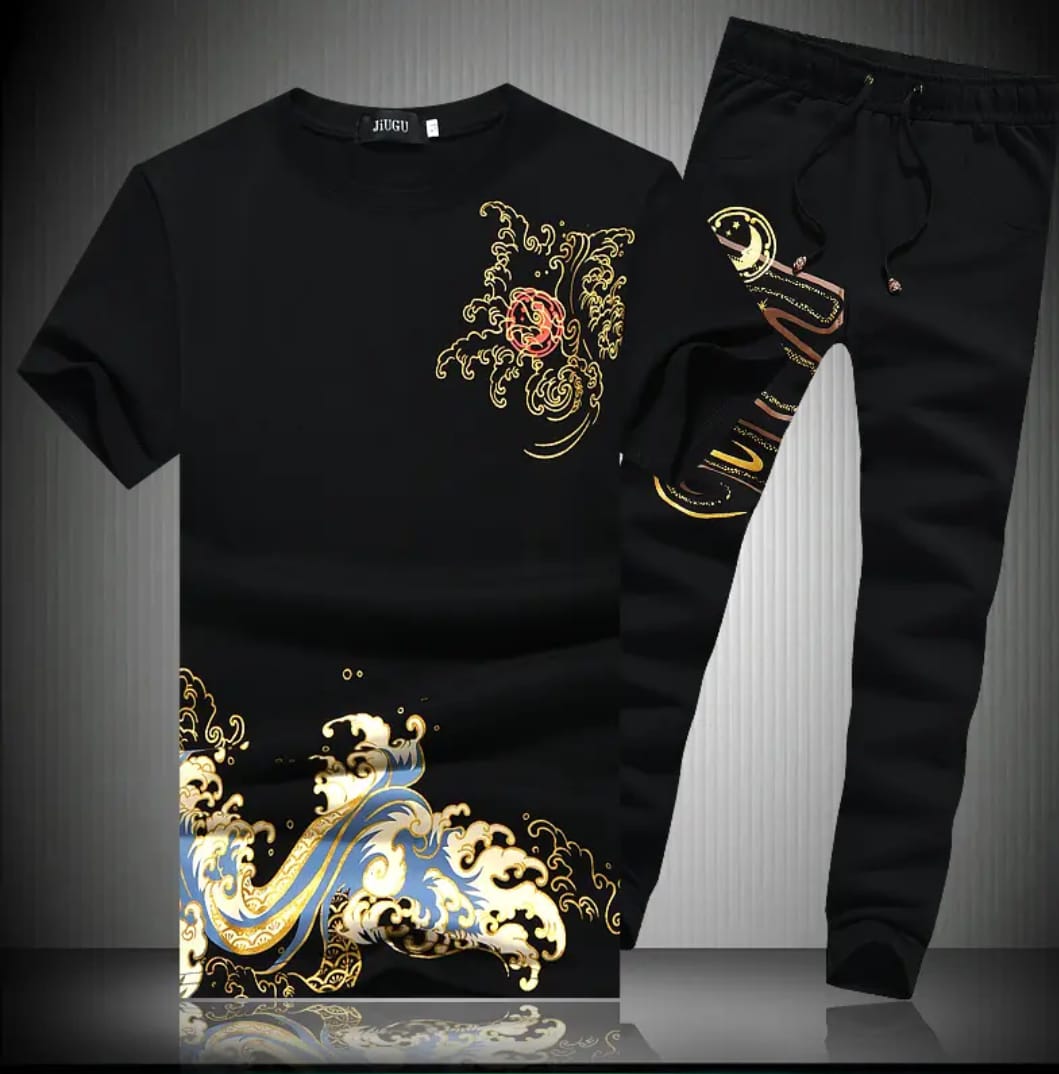 Trendy Mash T-Shirt Trouser Combo