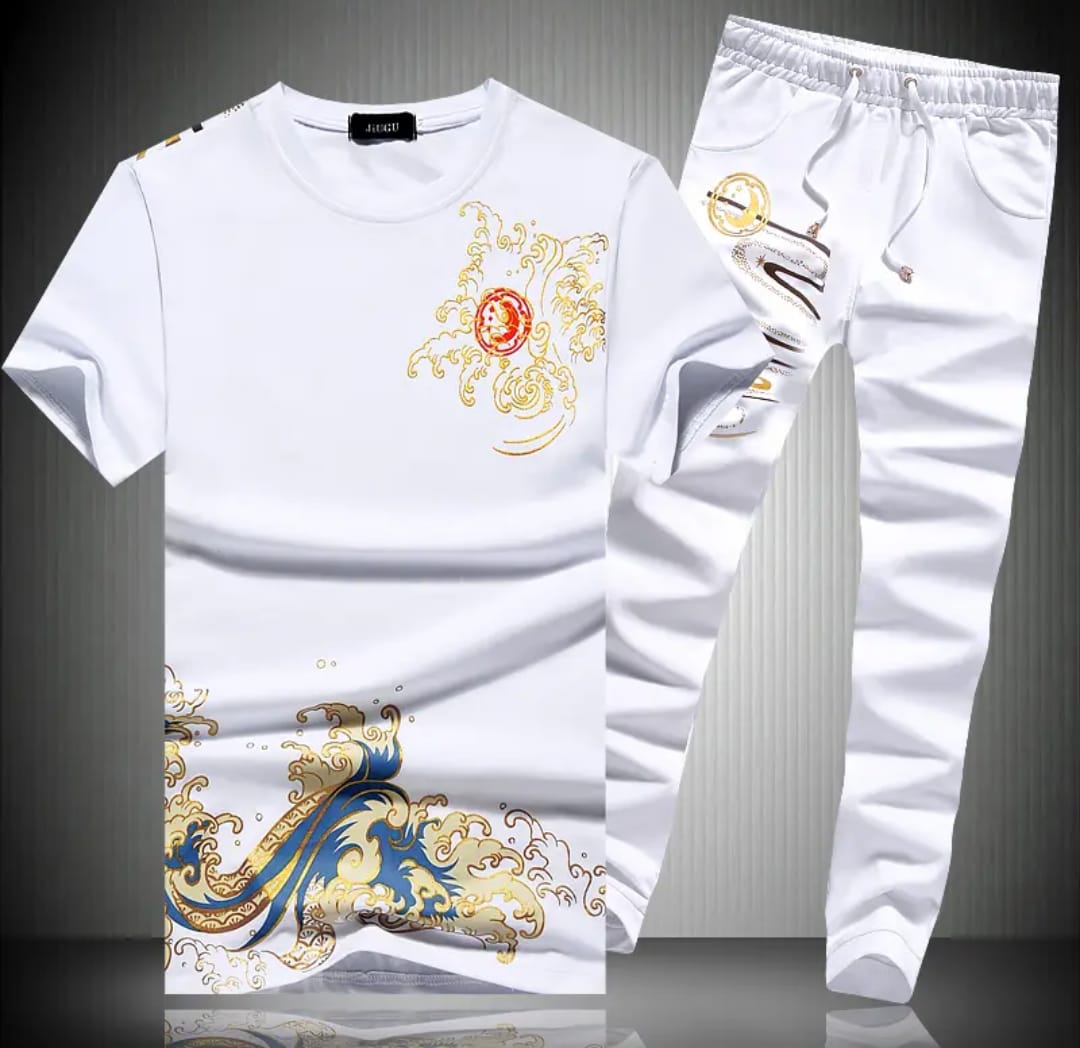 Trendy Mash T-Shirt Trouser Combo