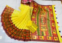 Half Silk Sharee and Cotton Panjabi Couple Set