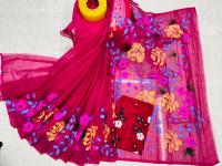 Hand Print Sharee Panjabi Couple Set