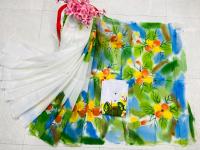 Hand Print Sharee Panjabi Couple Set