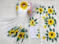 Hand Print Sharee Panjabi Couple Set