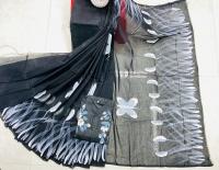 Hand Print Sharee Panjabi Couple Set