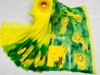 Hand Print Sharee Panjabi Couple Set