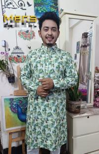 Stylish Print Panjabi