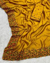 Dhupiyan Silk Saree with Blouse Piece