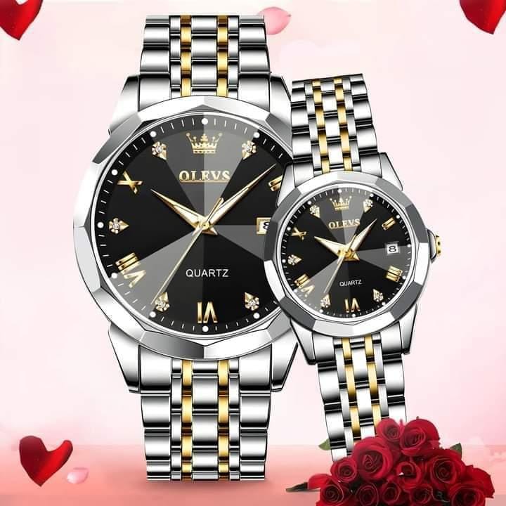 Olevs Couple Watch(With Box)