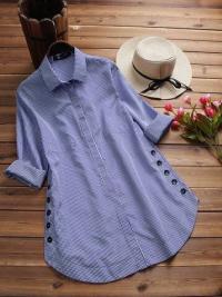 Cotton Check Shirt for Women