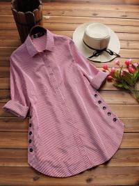 Cotton Check Shirt for Women