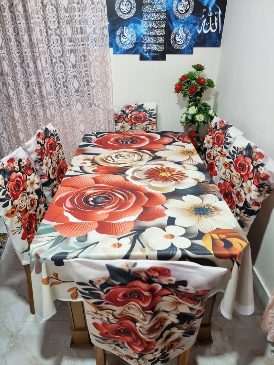 Original 3D Printed Dining Chair Table Cover