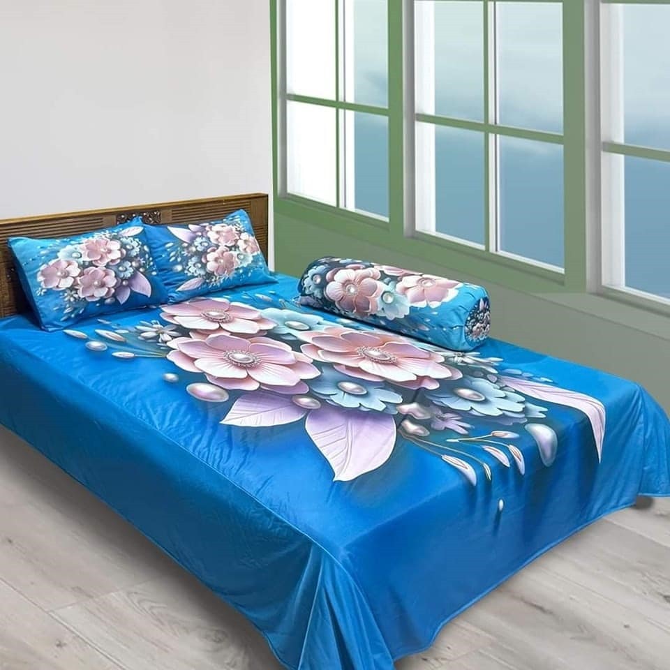 Primium 3D Bedsheet Four Piece Set