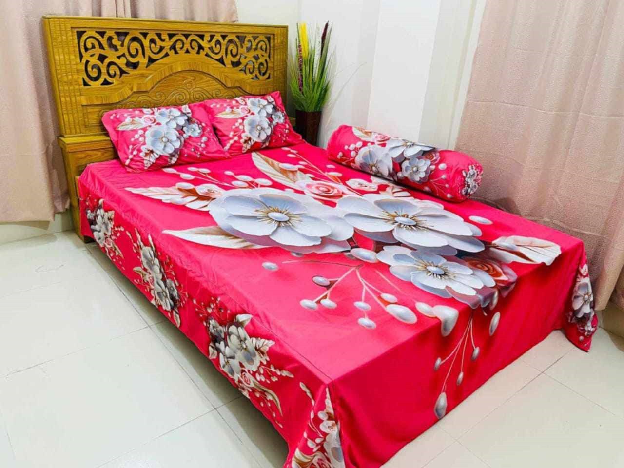 Primium 3D Bedsheet Four Piece Set