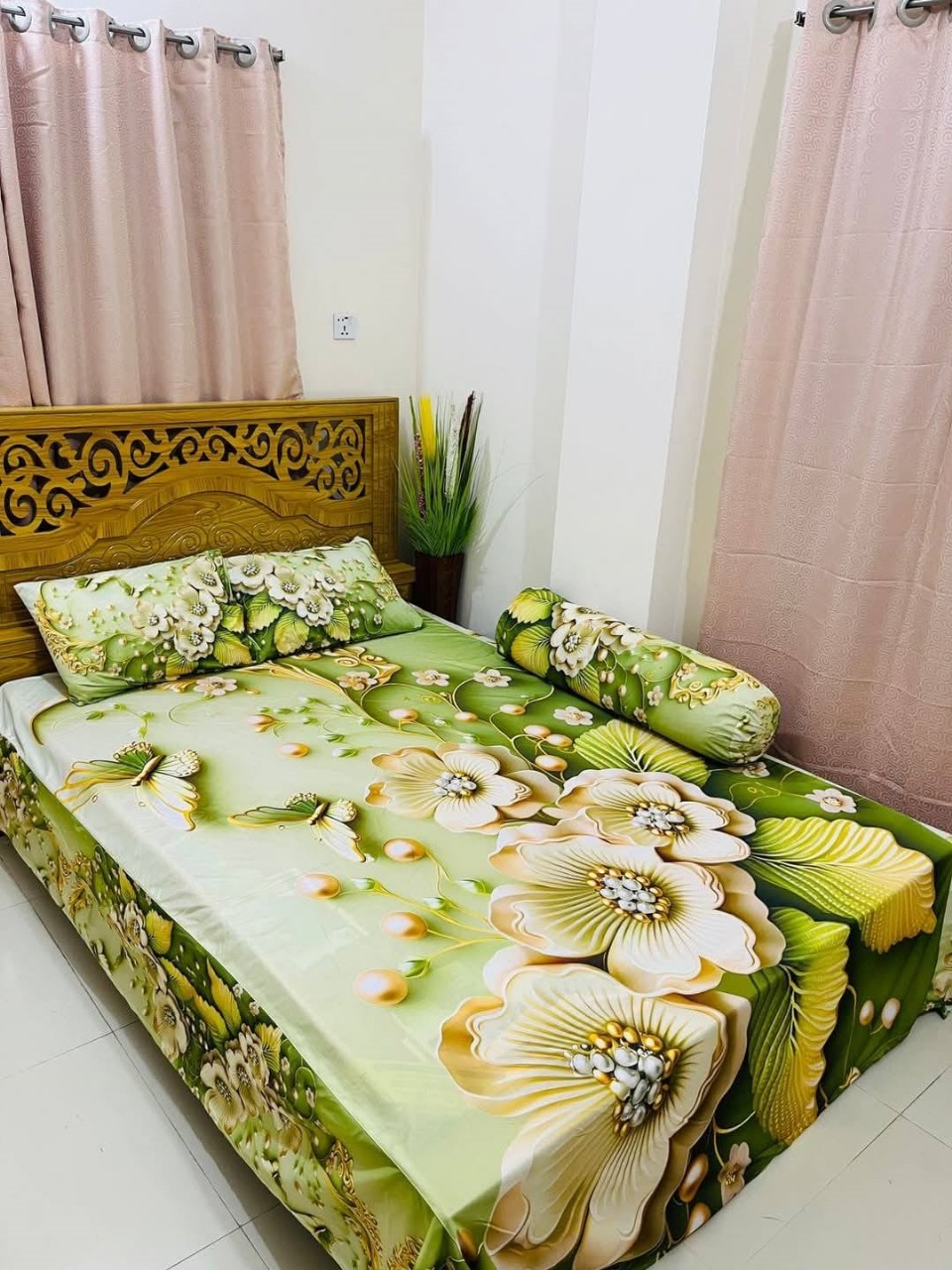 Primium 3D Bedsheet Four Piece Set