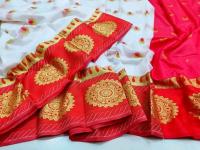 Soft silk katan sharee