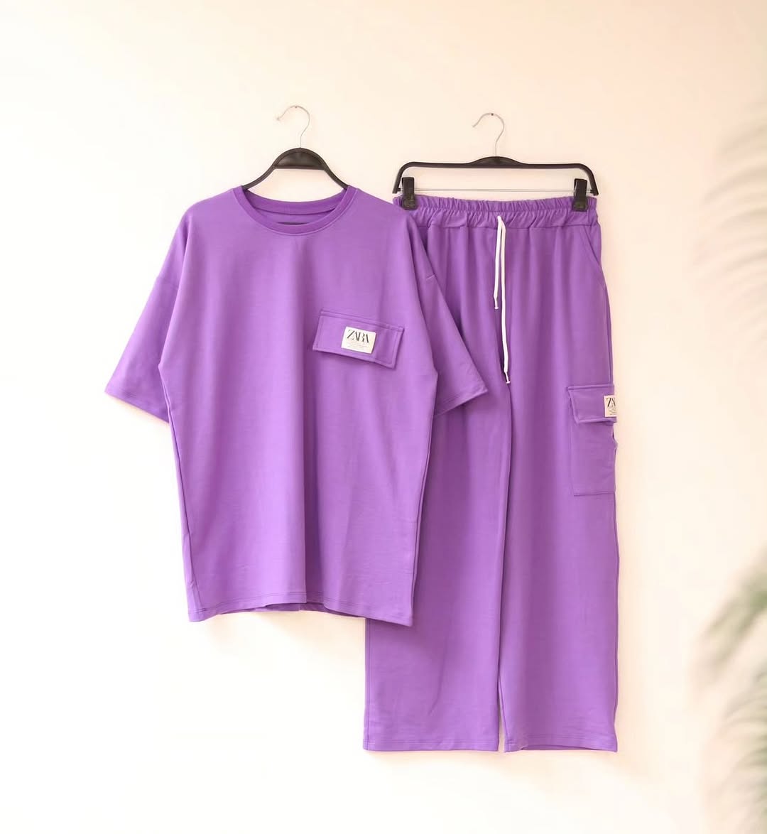 Ladies Tshirt and Trouser Set