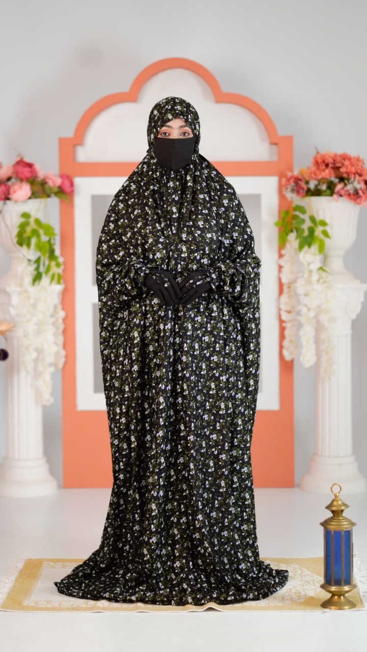 Salah long khimar