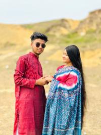 Sharee Panjabi Couple Set