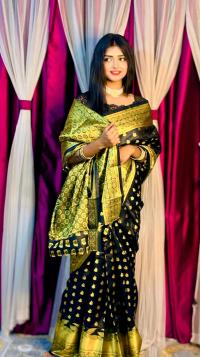 Soft silk katan sharee