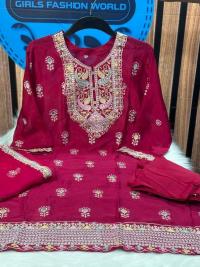 Indian Chinon Georgette Three Piece