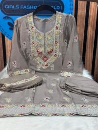 Indian Chinon Georgette Three Piece