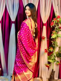 Soft silk katan sharee