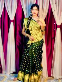 Soft silk katan sharee