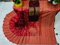 Sharee Panjabi Couple with Blouse Piece