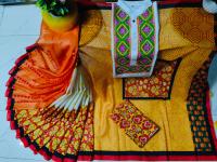 Sharee Panjabi Couple with Blouse Piece