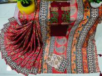 Sharee Panjabi Couple with Blouse Piece