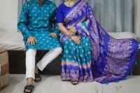 Sharee Panjabi Couple with Blouse Piece