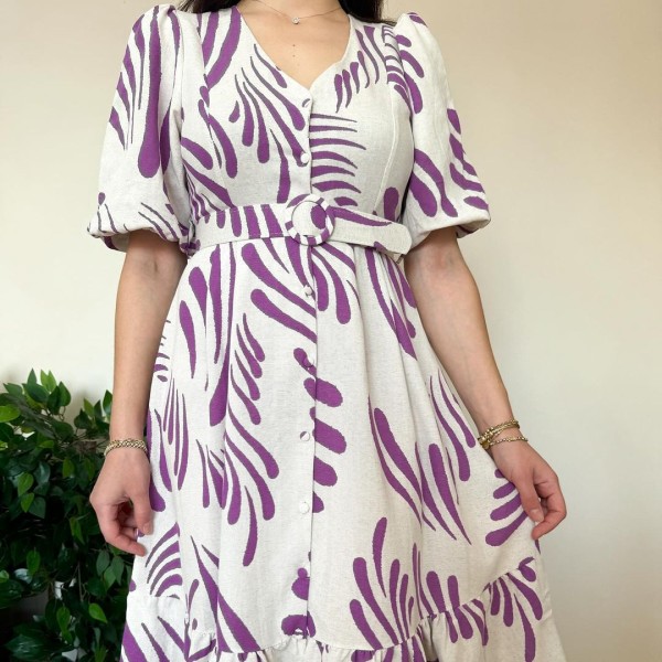 Chic Linen Long Kurti at Nazmas- Shop Online for Best Price